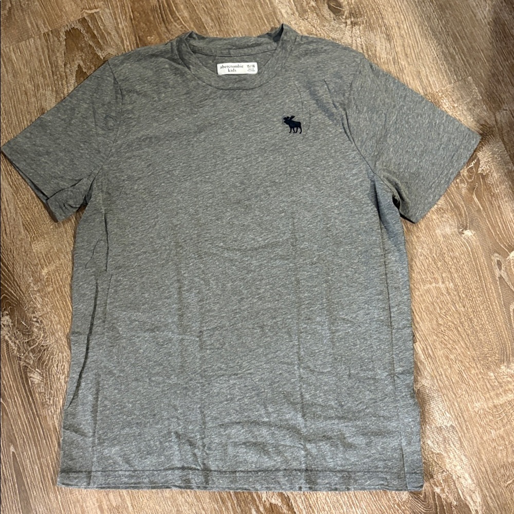 Abercrombie Kids Gray Tee with Logo